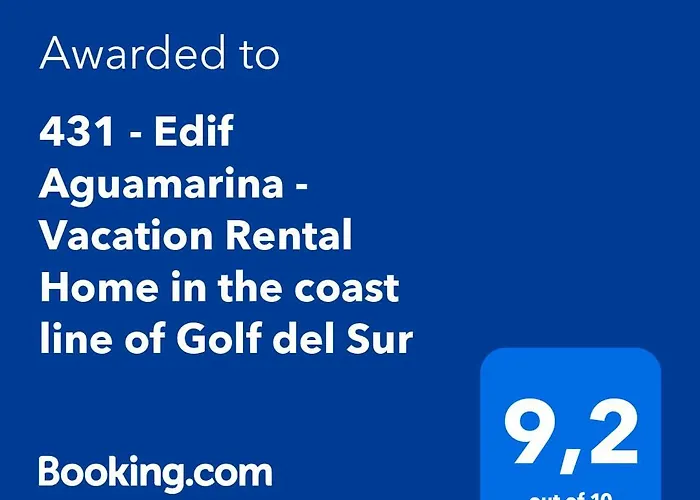 431 - Edif Aguamarina - Vacation In The Coast Line Of Golf Del Sur San Miguel de Abona